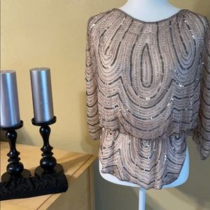 Beaded top. Vintage.